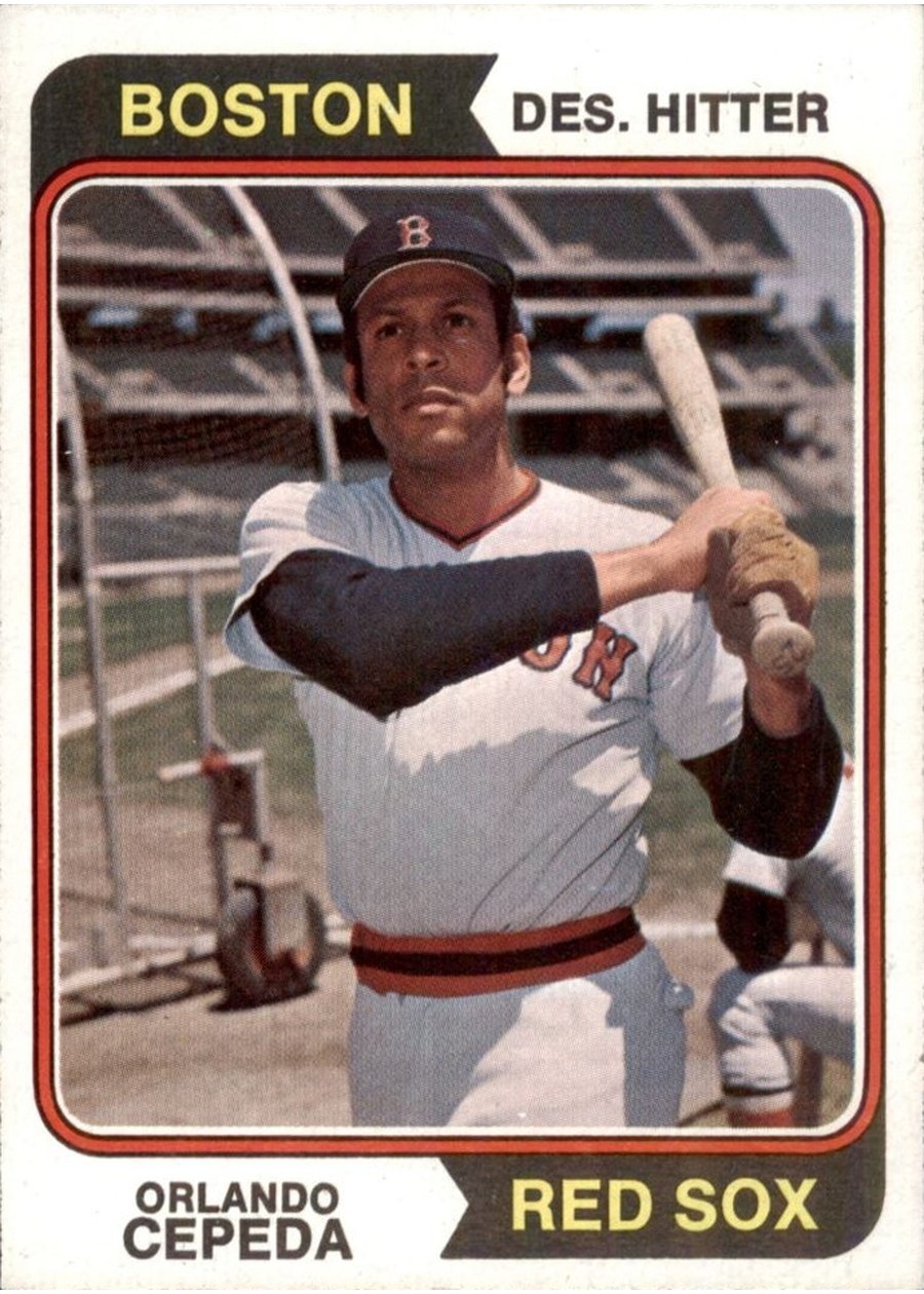 1974 Topps #83 Orlando Cepeda, Boston Red Sox