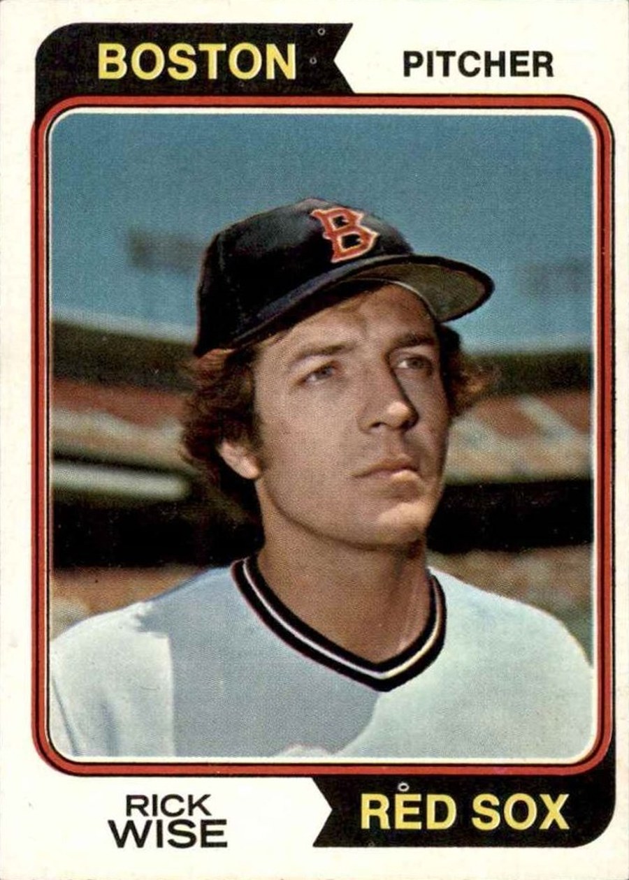 1974 Topps #84 Rick Wise, Boston Red Sox