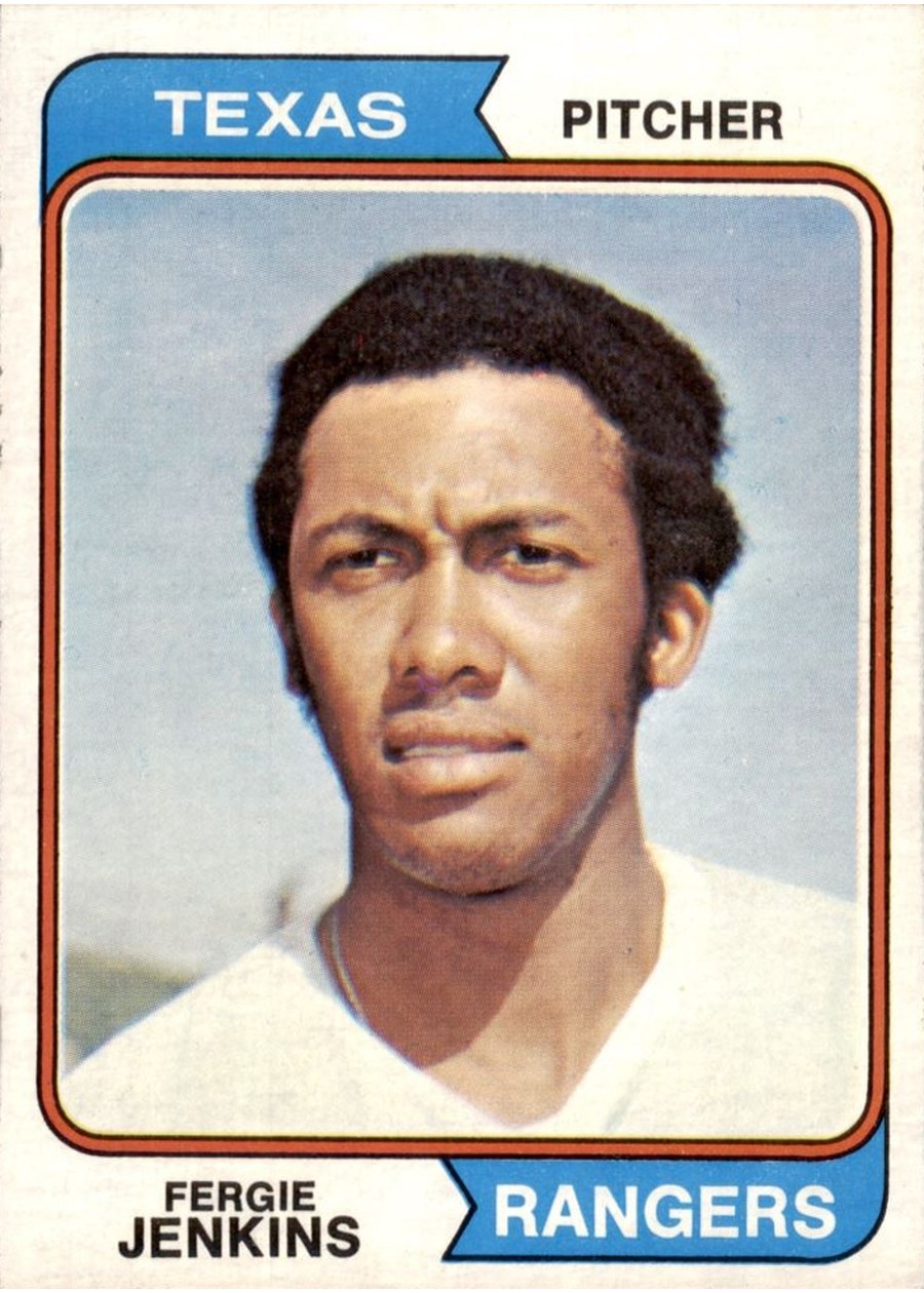 1974 Topps #87 Fergie Jenkins, Texas Rangers