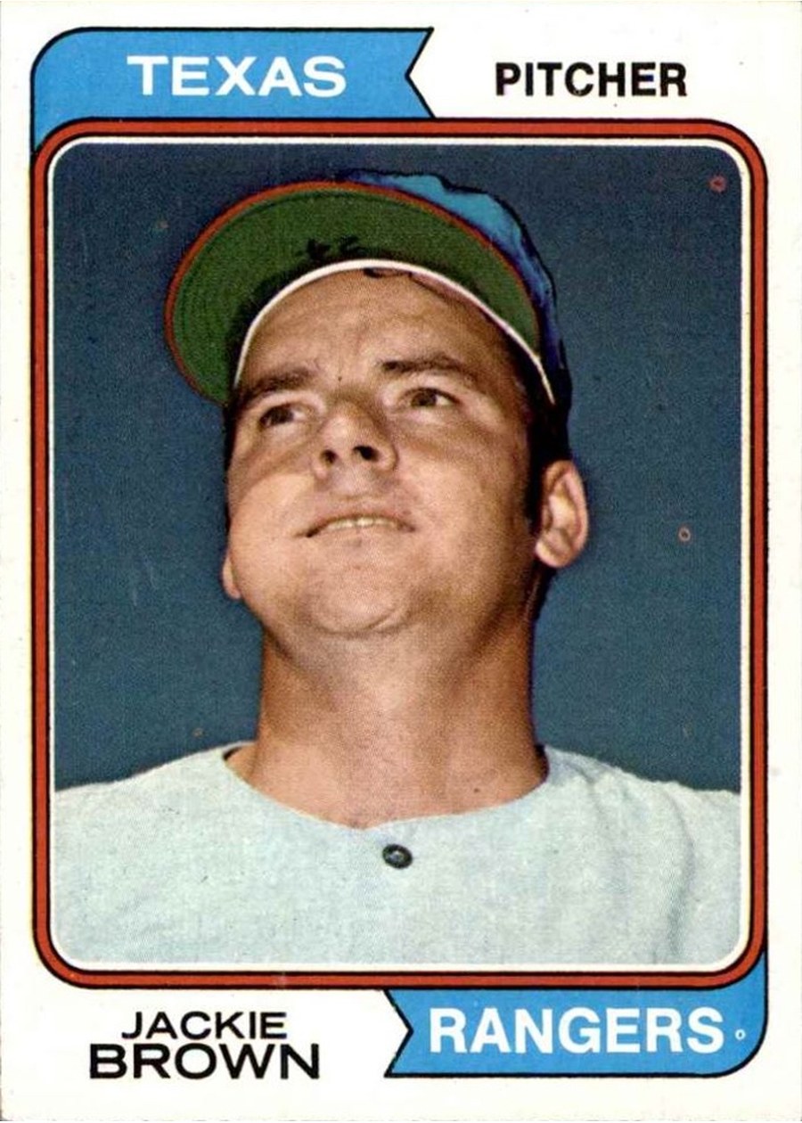 1974 Topps #89 Jackie Brown, Texas Rangers