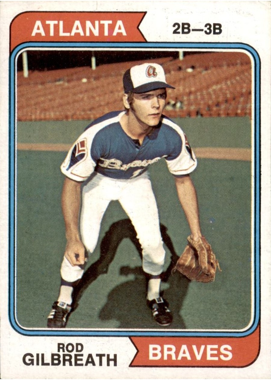 1974 Topps #93 Rod Gilbreath, Atlanta Braves