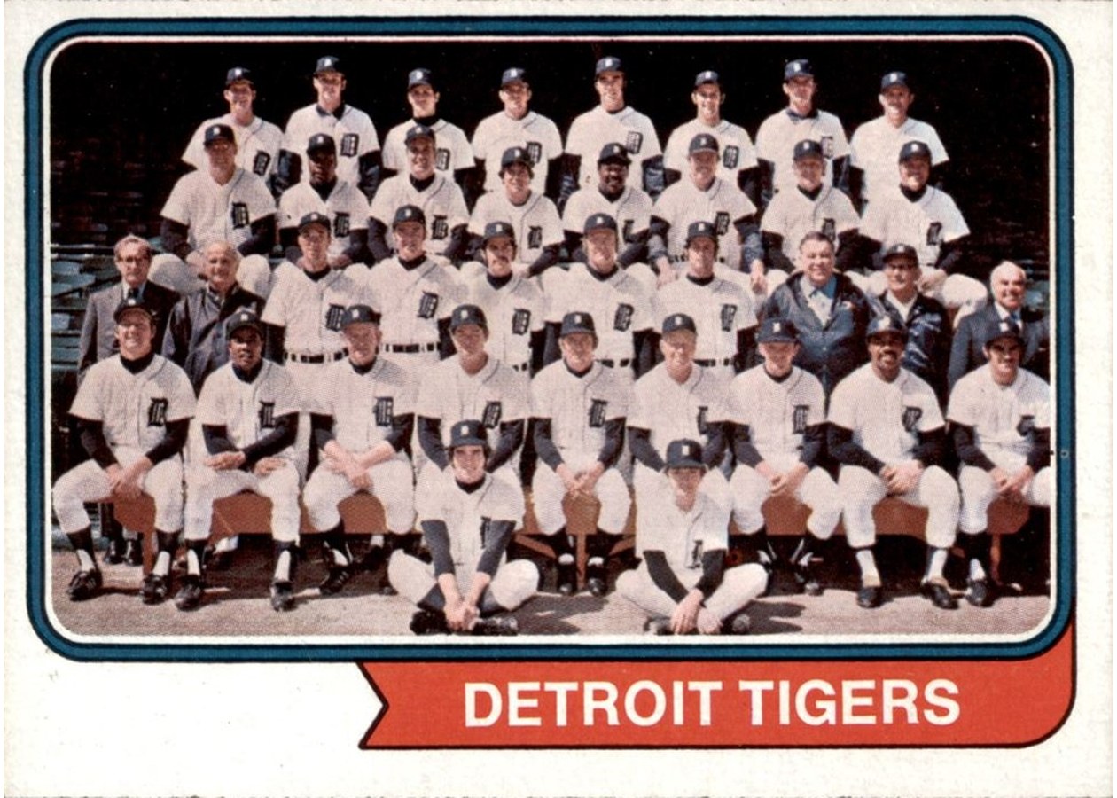 1974 Topps #94 Detroit Tigers
