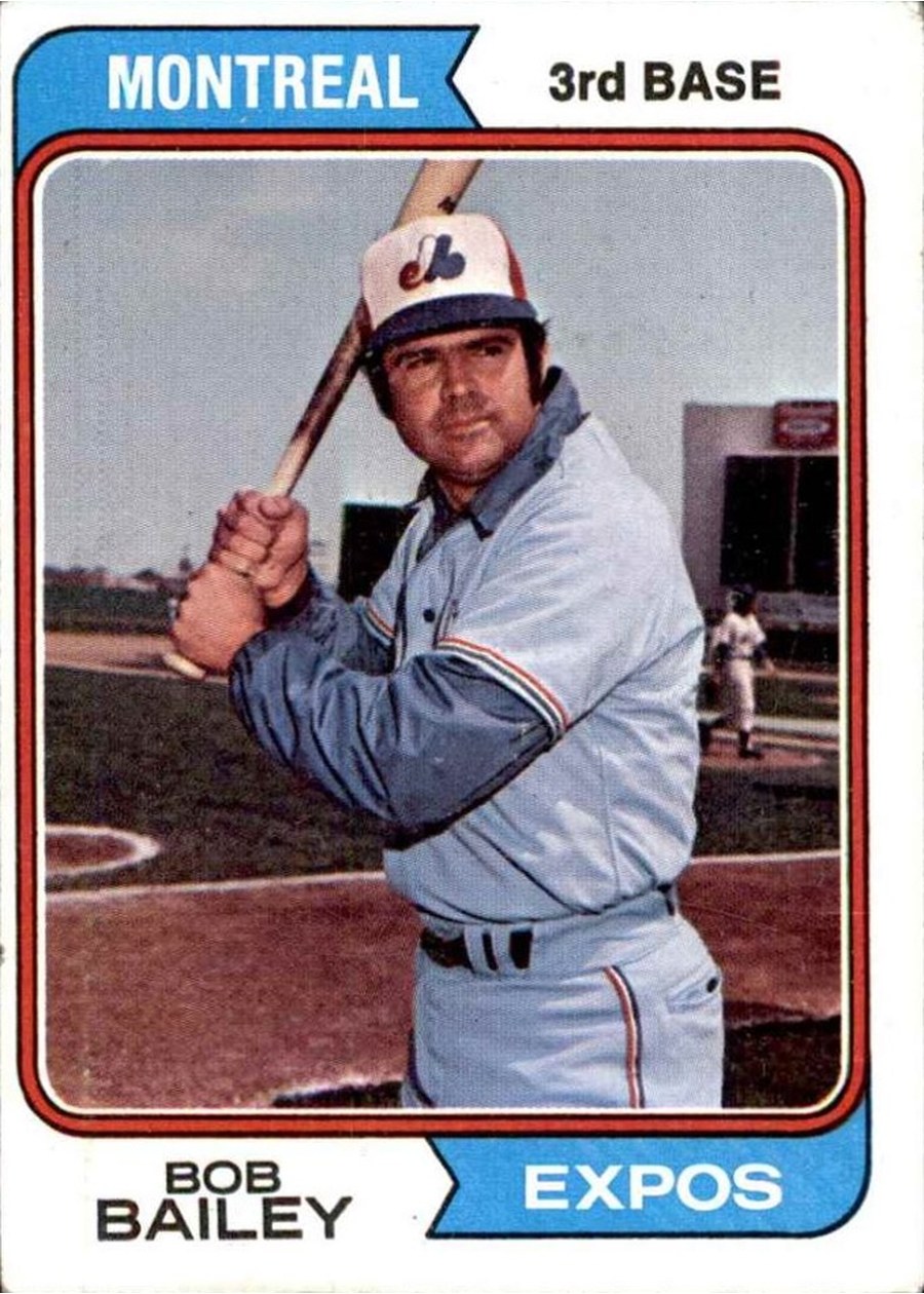 1974 Topps #97 Bob Bailey, Montreal Expos