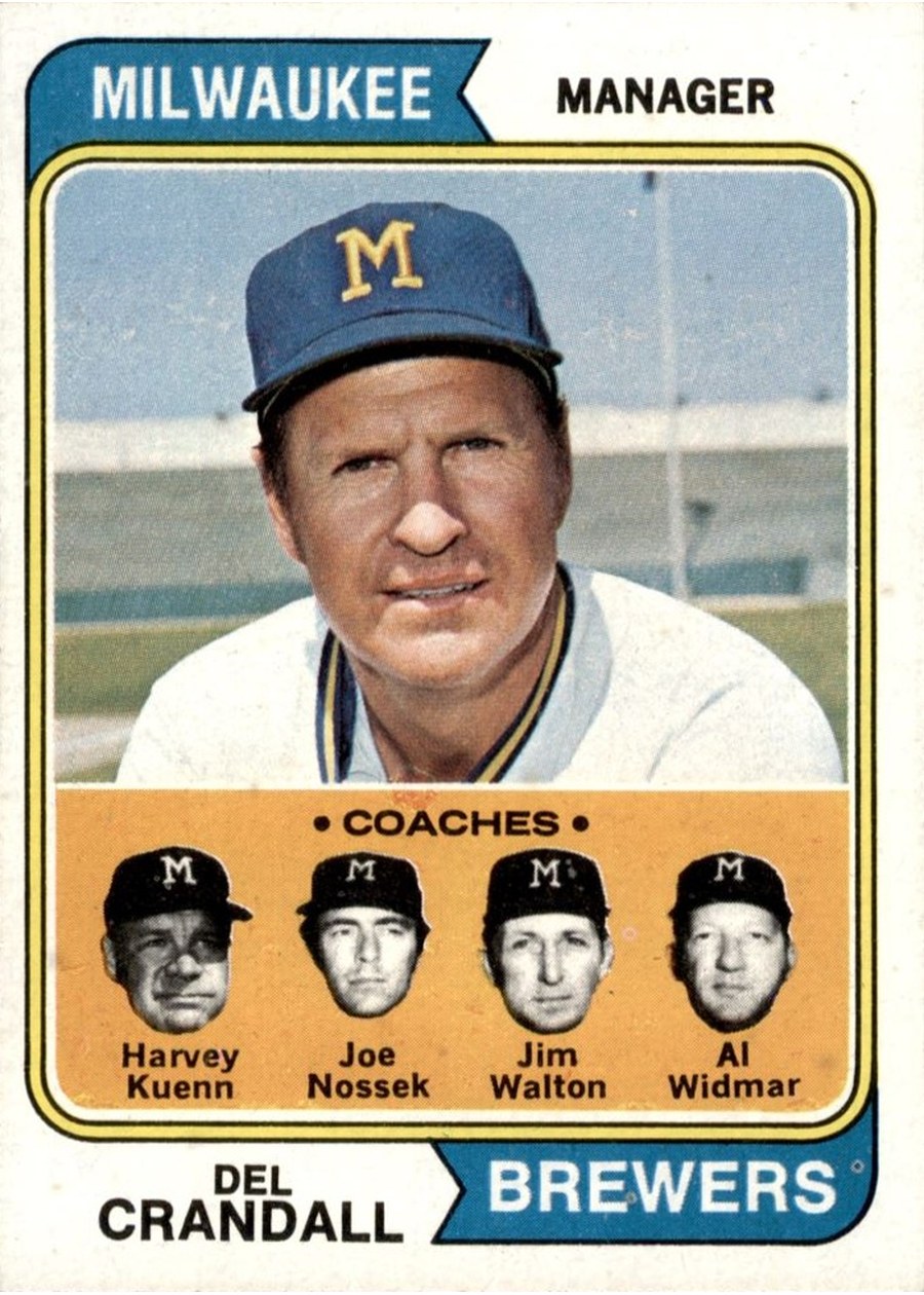 1974 Topps #99 Brewers Field Leaders, Milwaukee Brewers