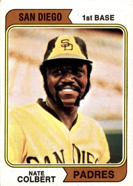 1974 Topps #125 Nate Colbert - 125a - San Diego (Corrected)