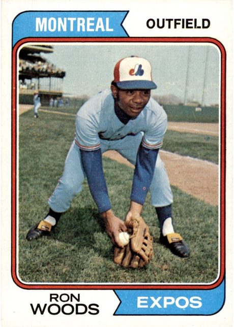 Ron Woods #377 - 1974 Topps Baseball Card