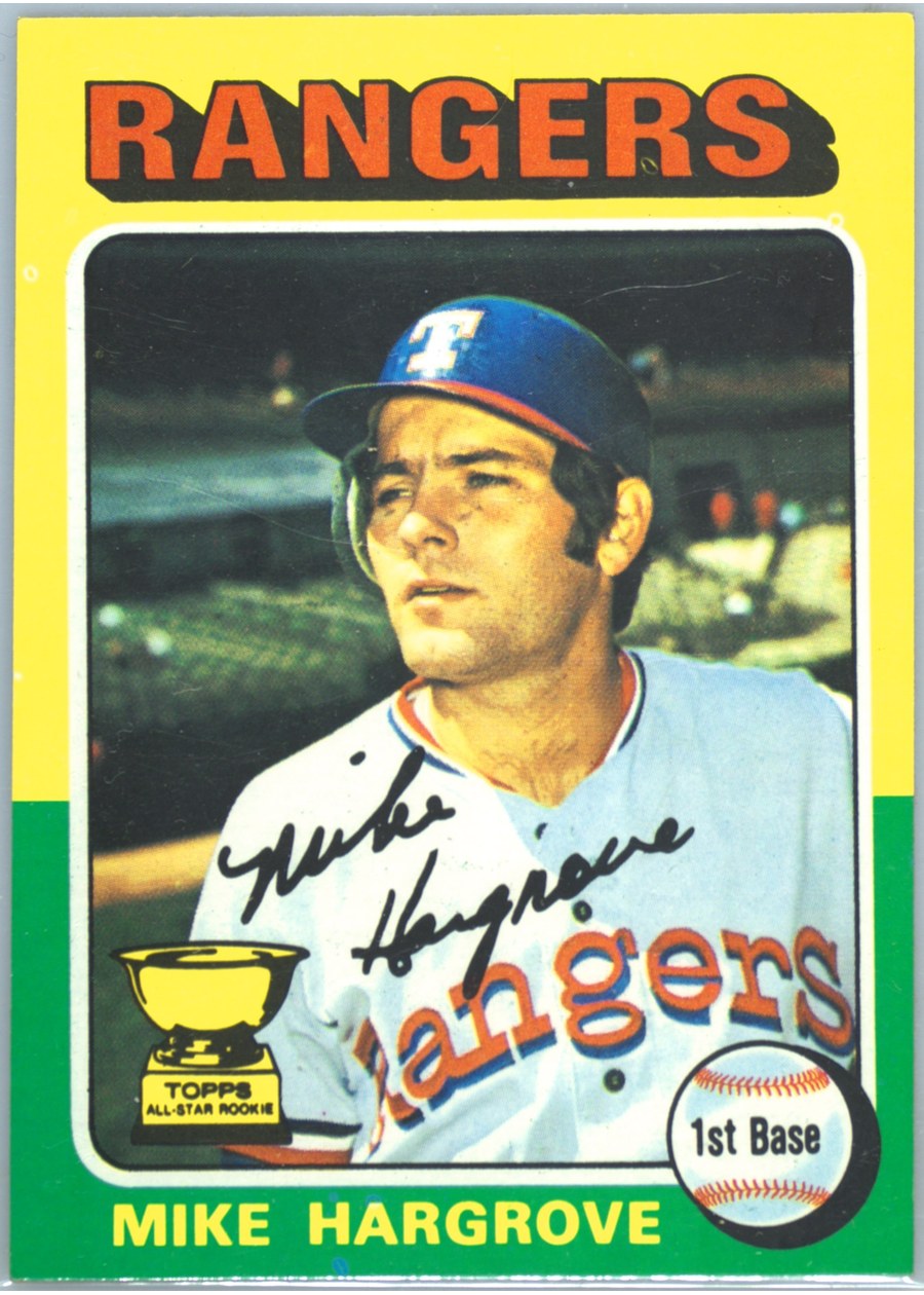 1975 Topps #106 Mike Hargrove, Texas Rangers