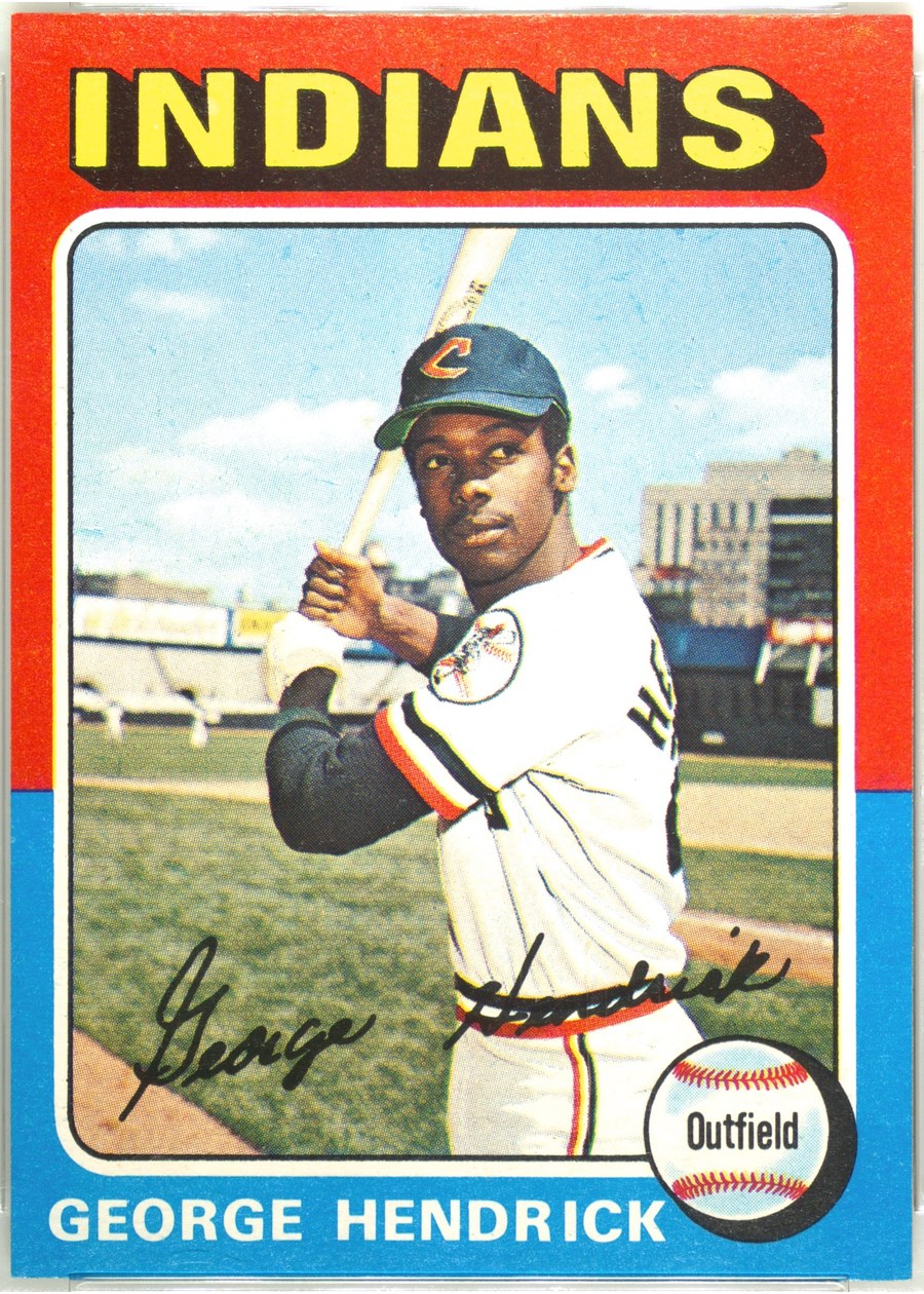 1975 Topps #109 George Hendrick, Cleveland Indians