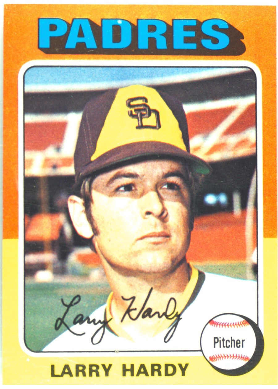 1975 Topps #112 Larry Hardy, San Diego Padres