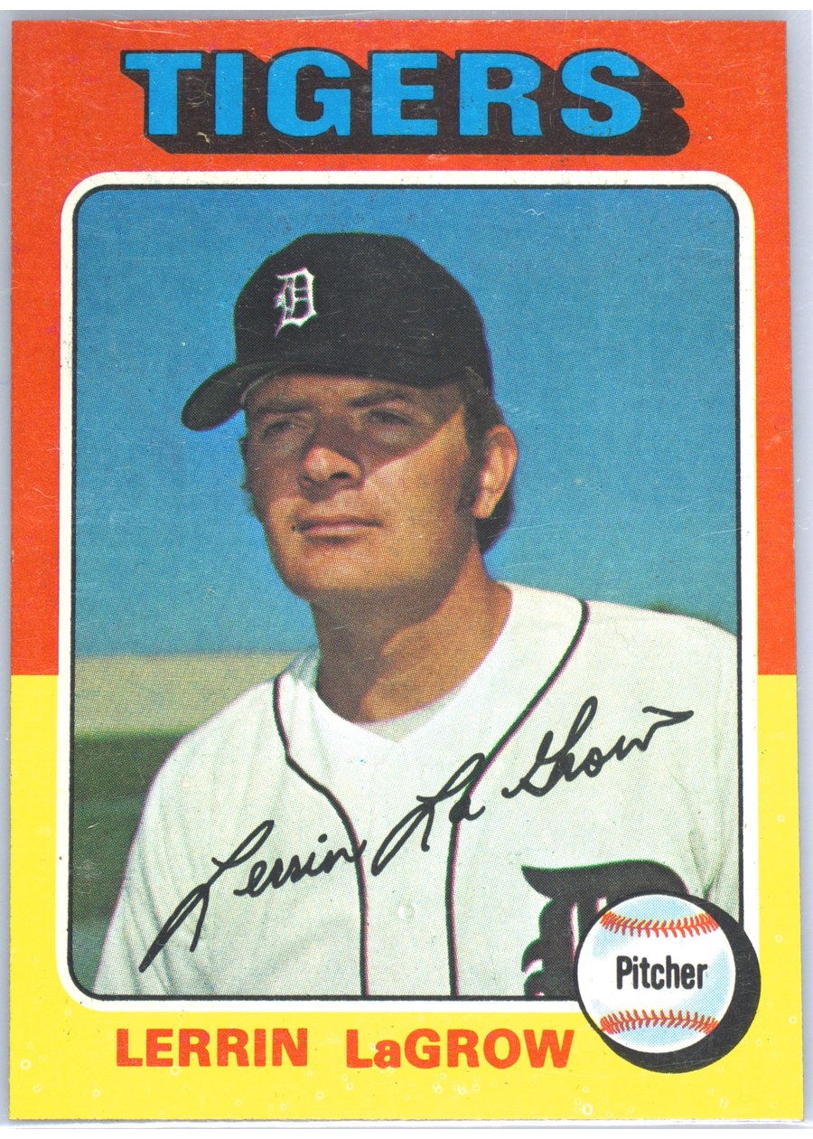 1975 Topps #116 Lerrin LaGrow, Detroit Tigers