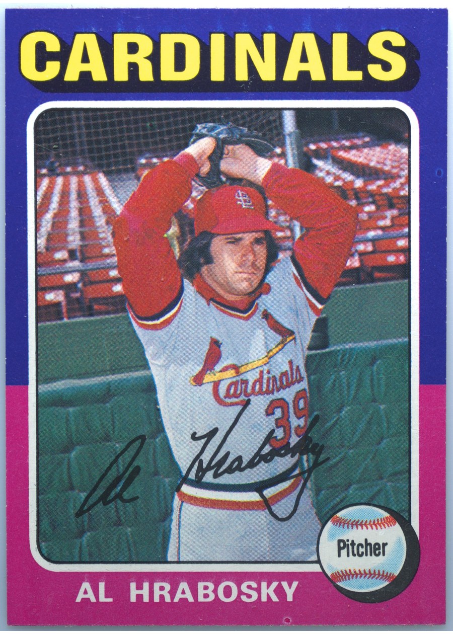 1975 Topps #122 Al Hrabosky, St. Louis Cardinals