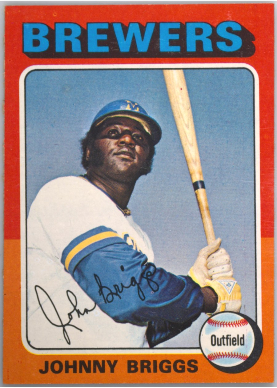 1975 Topps #123 Johnny Briggs, Milwaukee Brewers