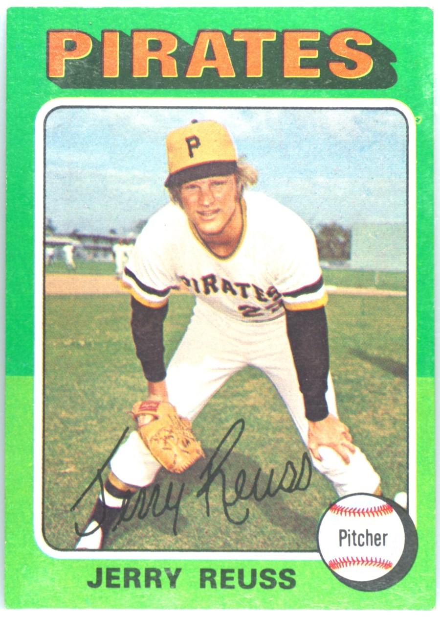 1975 Topps #124 Jerry Reuss, Pittsburgh Pirates