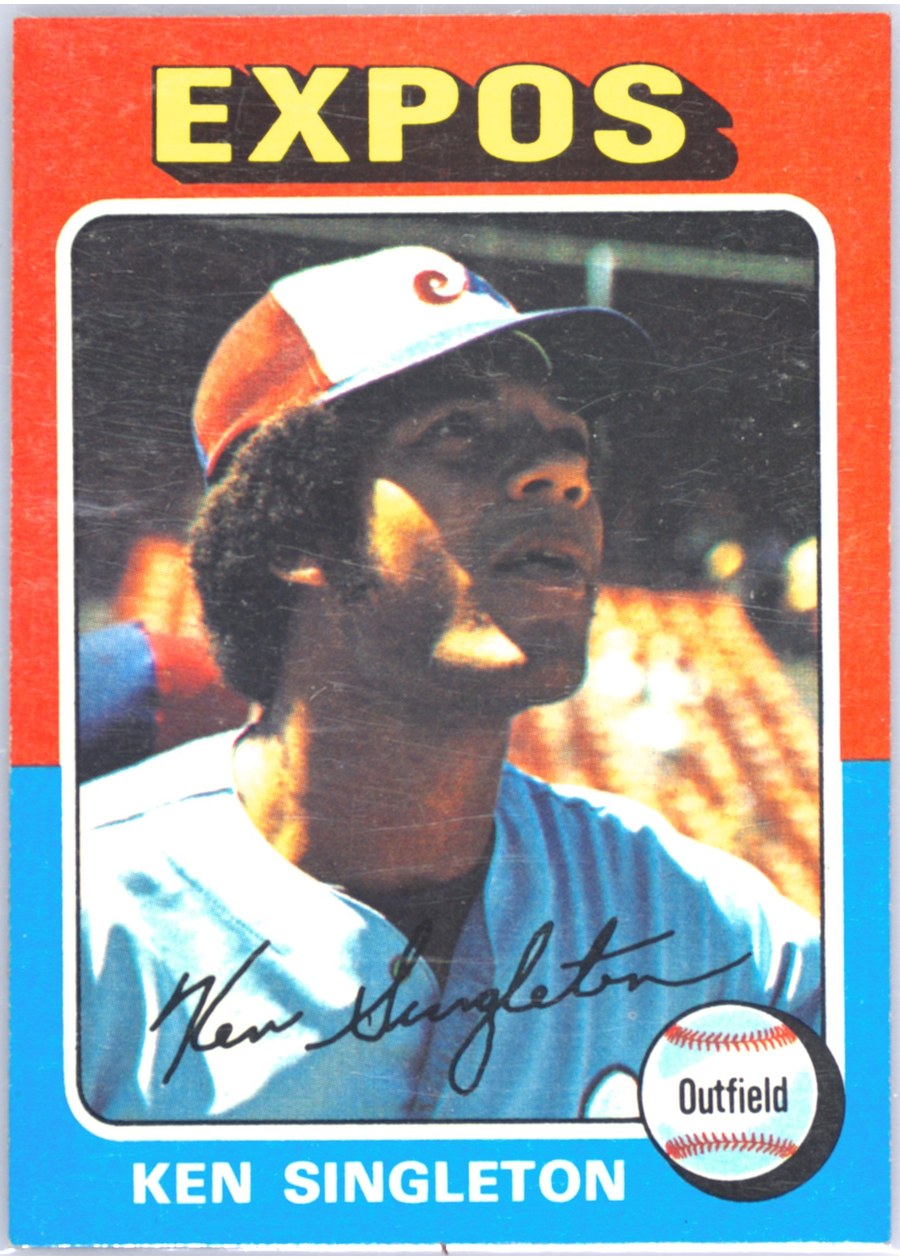 1975 Topps #125 Ken Singleton, Montreal Expos