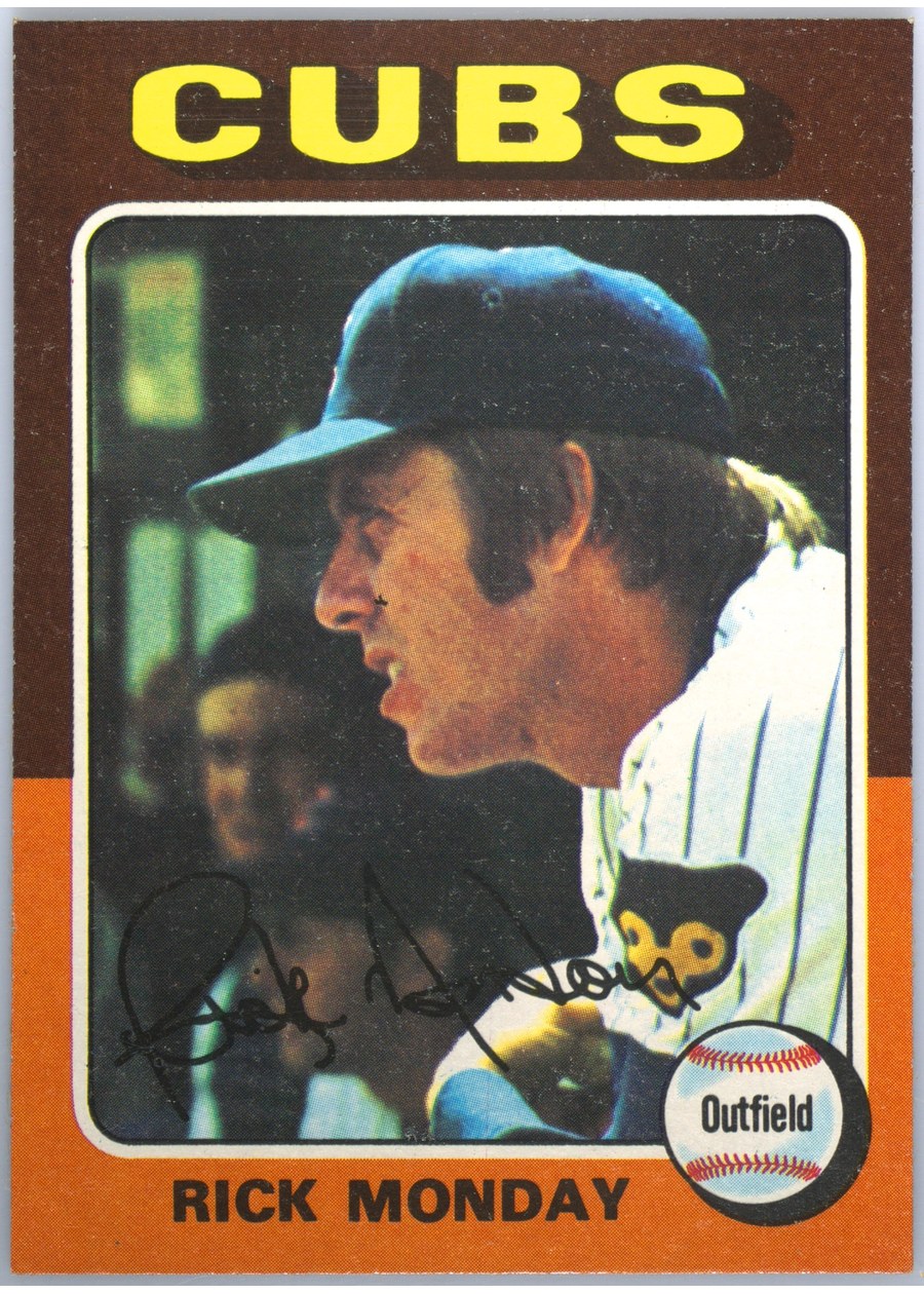 1975 Topps #129 Rick Monday, Chicago Cubs