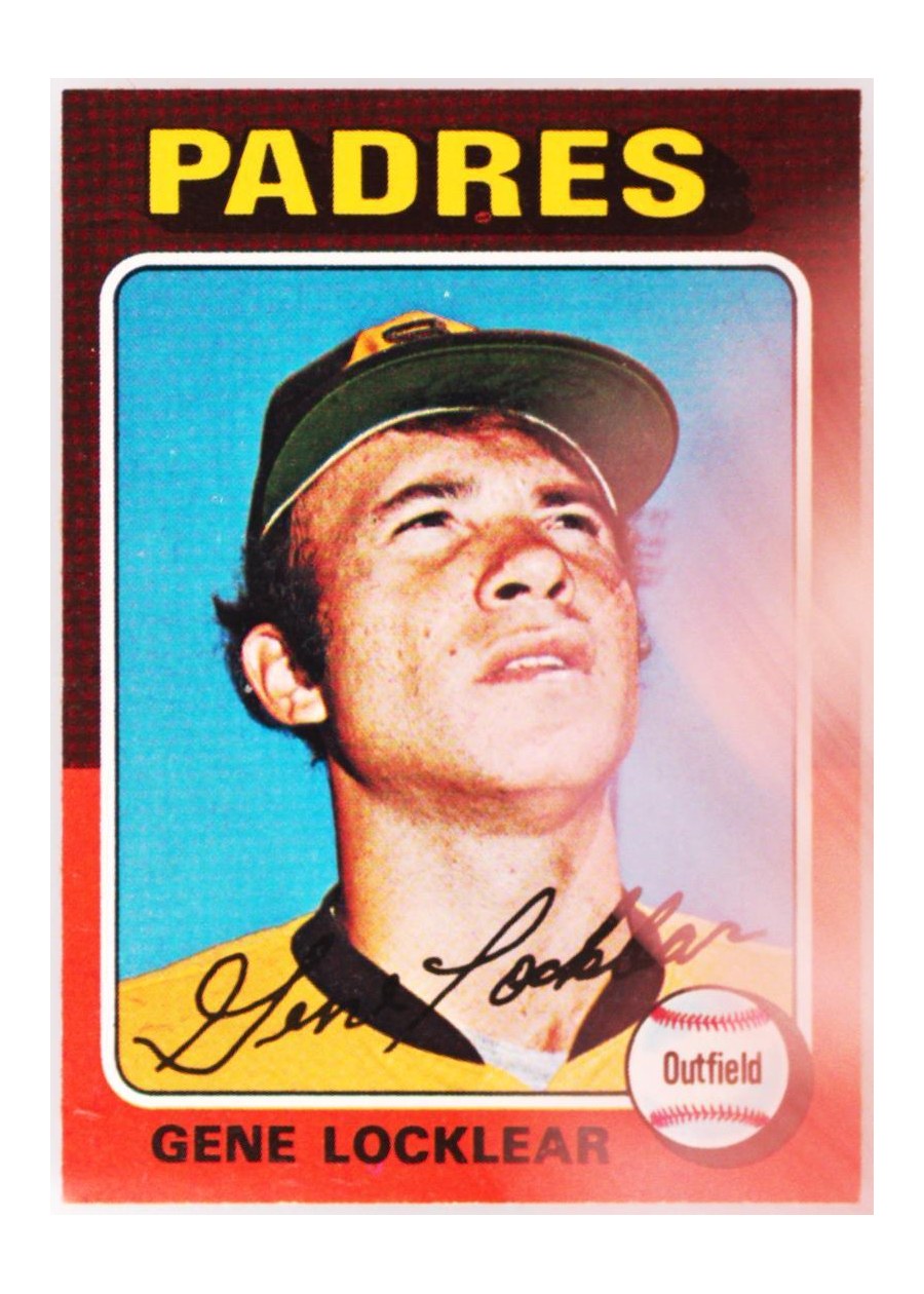 1975 Topps #13 Gene Locklear, San Diego Padres