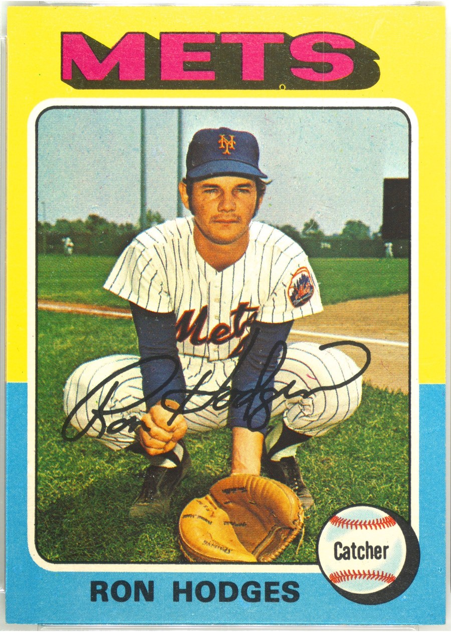 1975 Topps #134 Ron Hodges, New York Mets