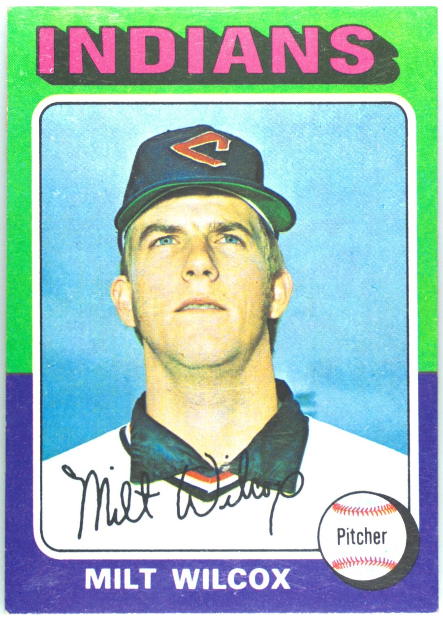 1975 Topps #14 Milt Wilcox, Cleveland Indians