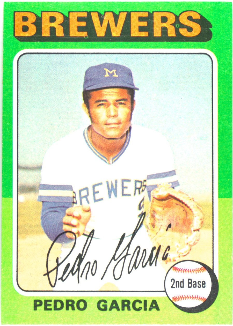 1975 Topps #147 Pedro Garcia, Milwaukee Brewers