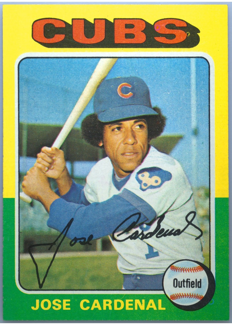 1975 Topps #15 Jose Cardenal, Chicago Cubs