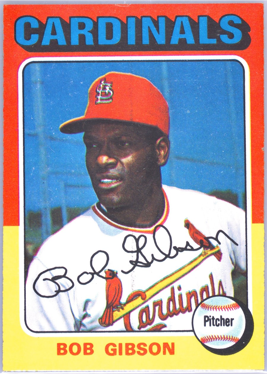 1975 Topps #150 Bob Gibson, St. Louis Cardinals