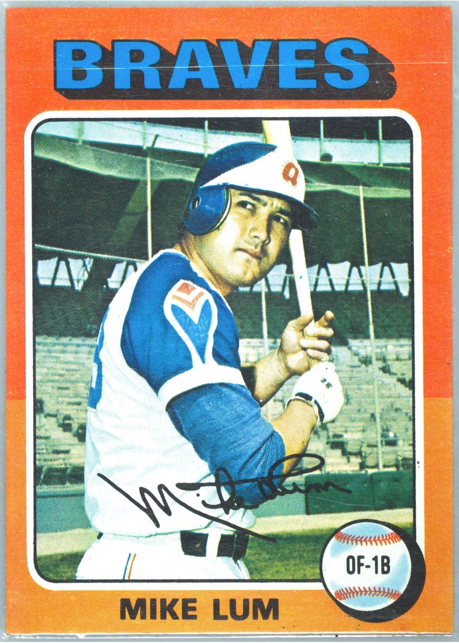 1975 Topps #154 Mike Lum, Atlanta Braves