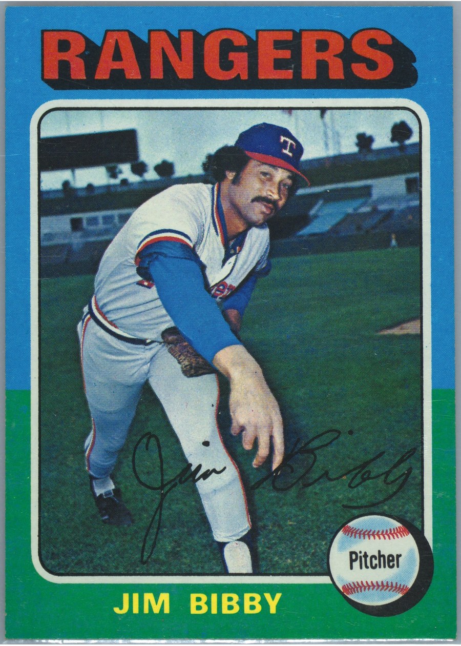 1975 Topps #155 Jim Bibby, Texas Rangers