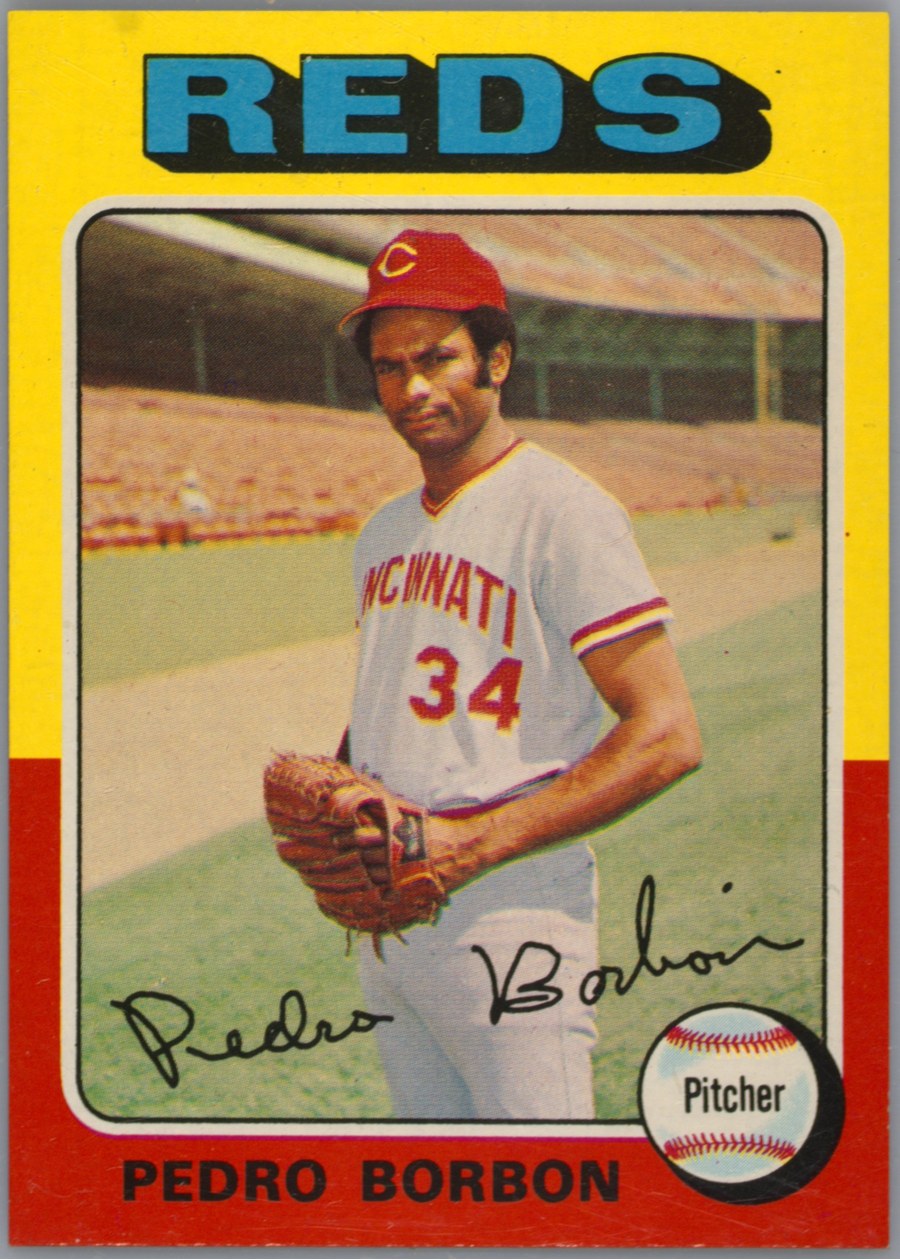 1975 Topps #157 Pedro Borbon, Cincinnati Reds