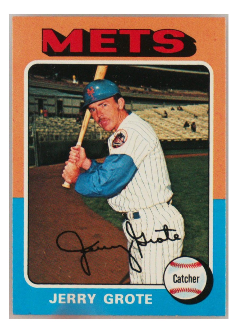 1975 Topps #158 Jerry Grote, New York Mets