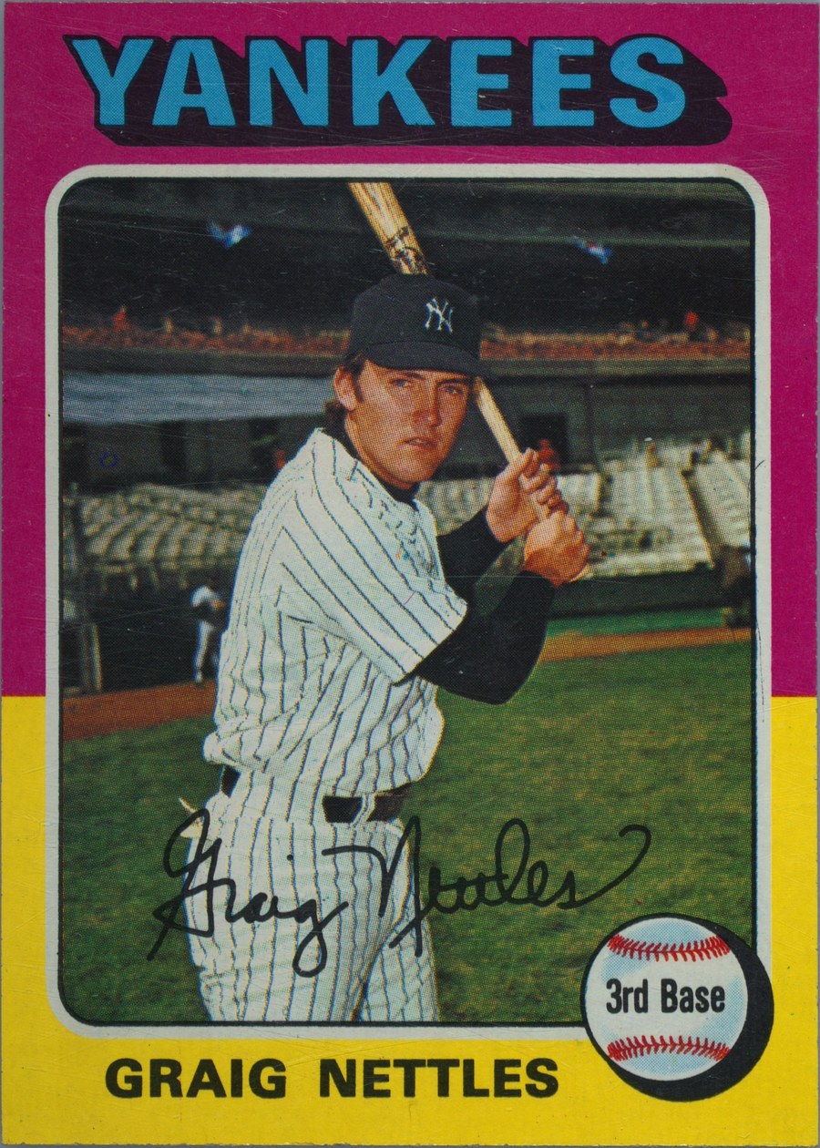 1975 Topps #160 Graig Nettles, New York Yankees