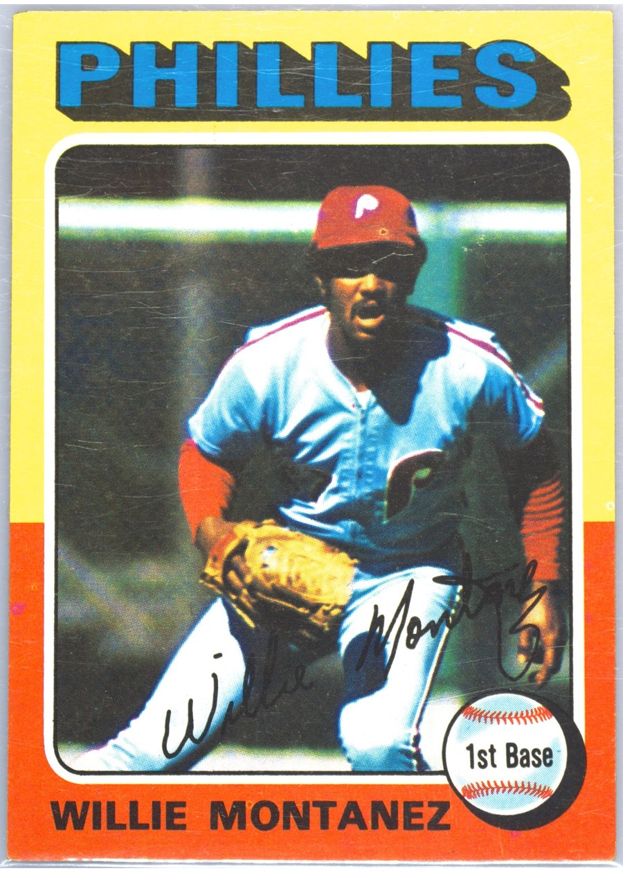 1975 Topps #162 Willie Montanez, Philadelphia Phillies