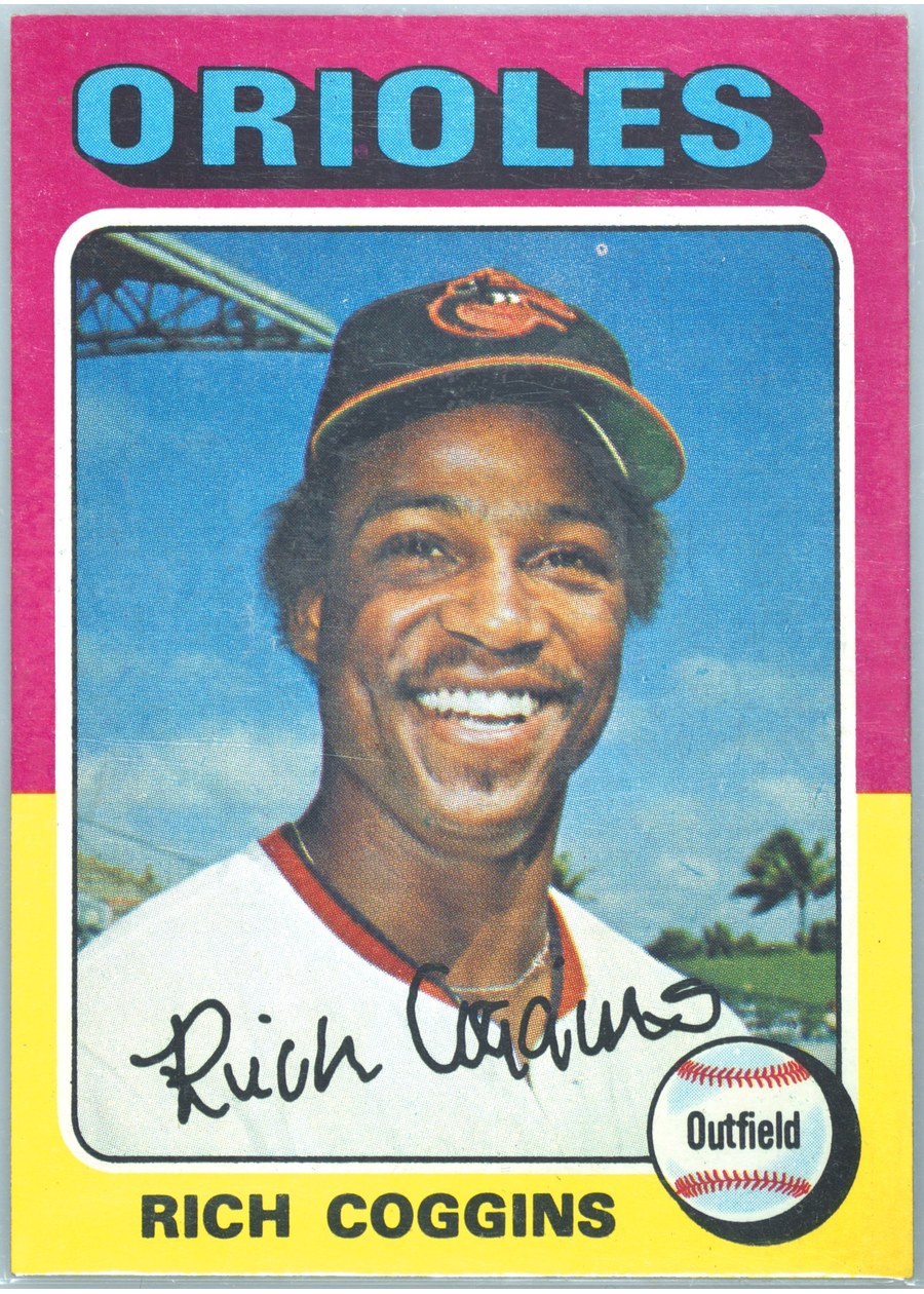 1975 Topps #167 Rich Coggins, Baltimore Orioles