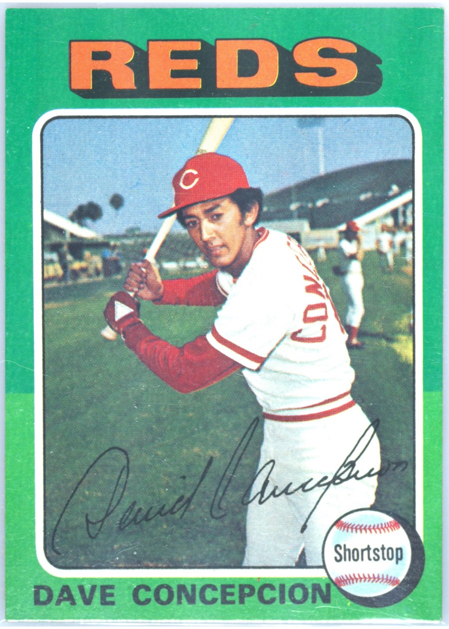 1975 Topps #17 Dave Concepcion, Cincinnati Reds