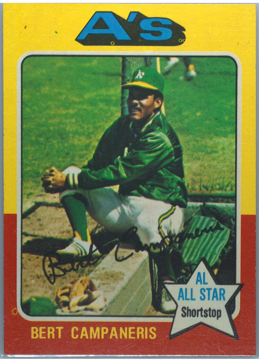 1975 Topps #170 Bert Campaneris, Oakland Athletics