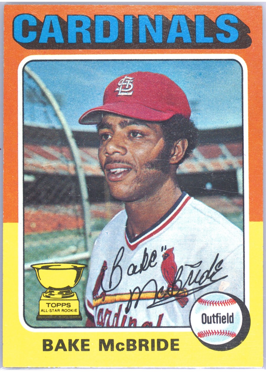 1975 Topps #174 Bake McBride, St. Louis Cardinals