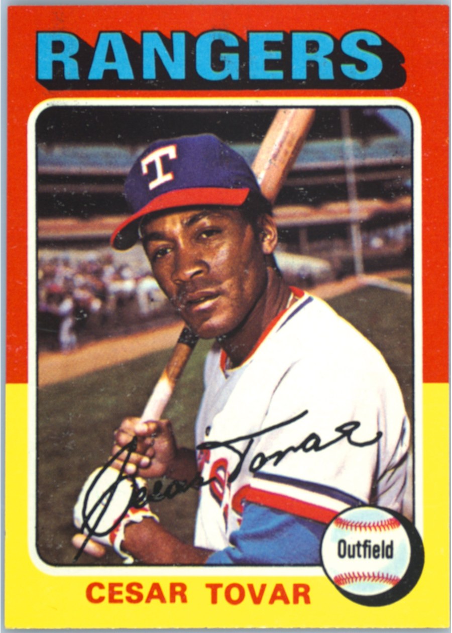 1975 Topps #178 Cesar Tovar, Texas Rangers