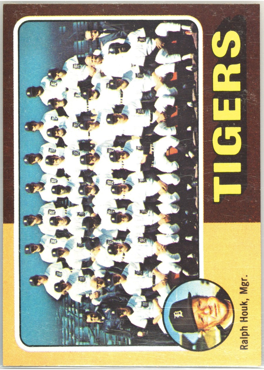 1975 Topps #18 Detroit Tigers