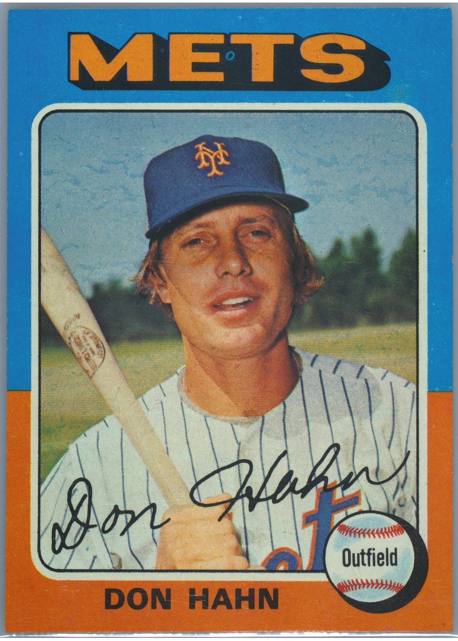 1975 Topps #182 Don Hahn, New York Mets
