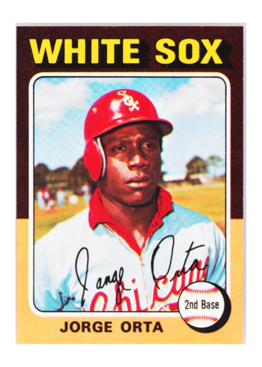 1975 Topps #184 Jorge Orta, Chicago White Sox