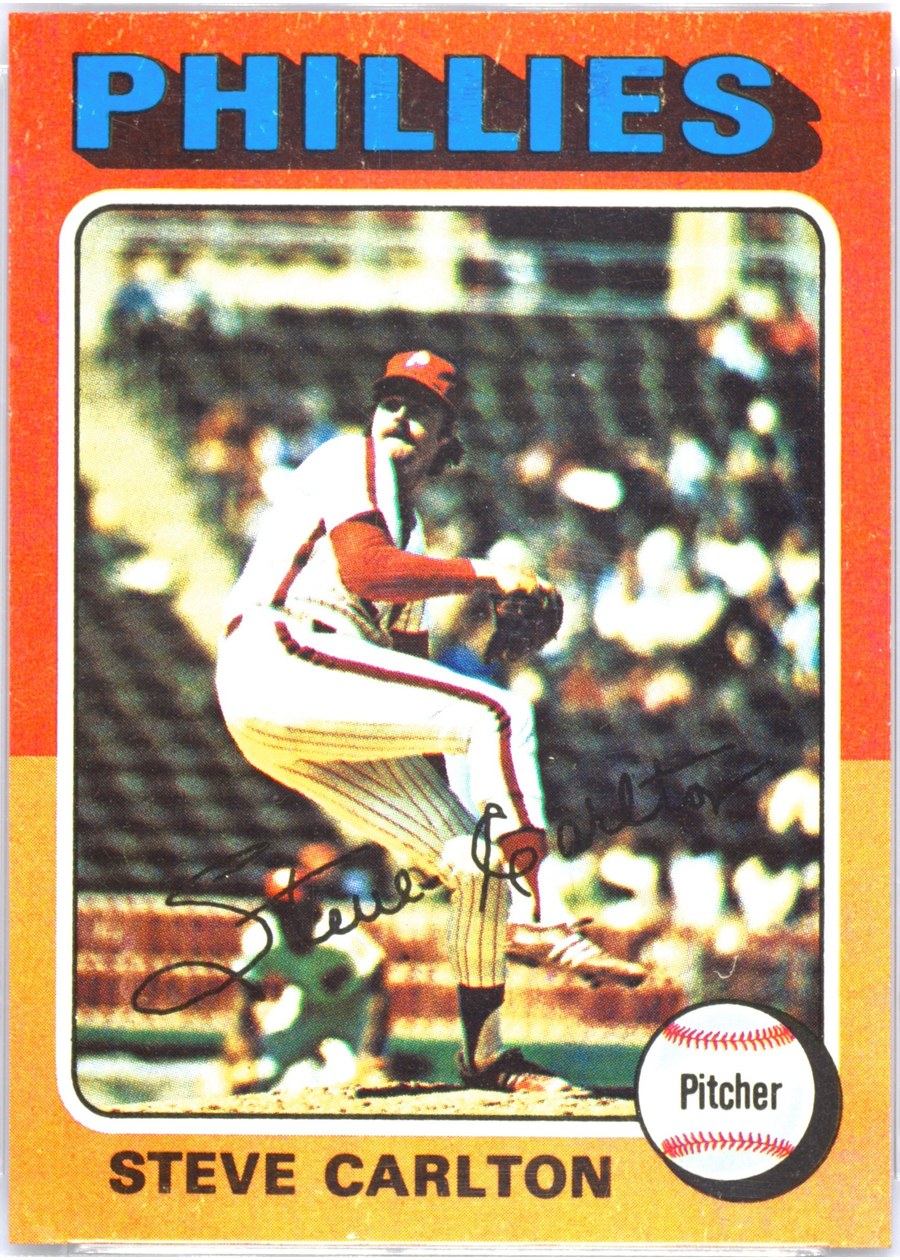 1975 Topps #185 Steve Carlton, Philadelphia Phillies