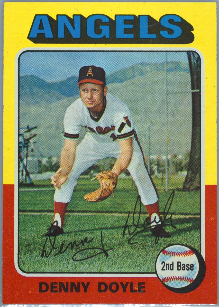 1975 Topps #187 Denny Doyle, California Angels