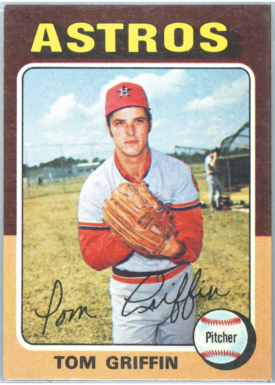 1975 Topps #188 Tom Griffin, Houston Astros