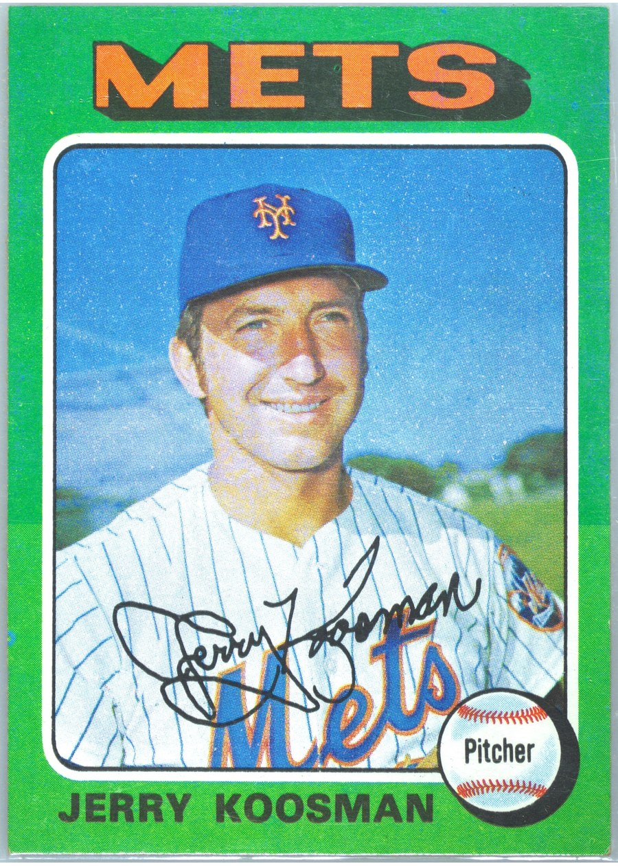 1975 Topps #19 Jerry Koosman, New York Mets