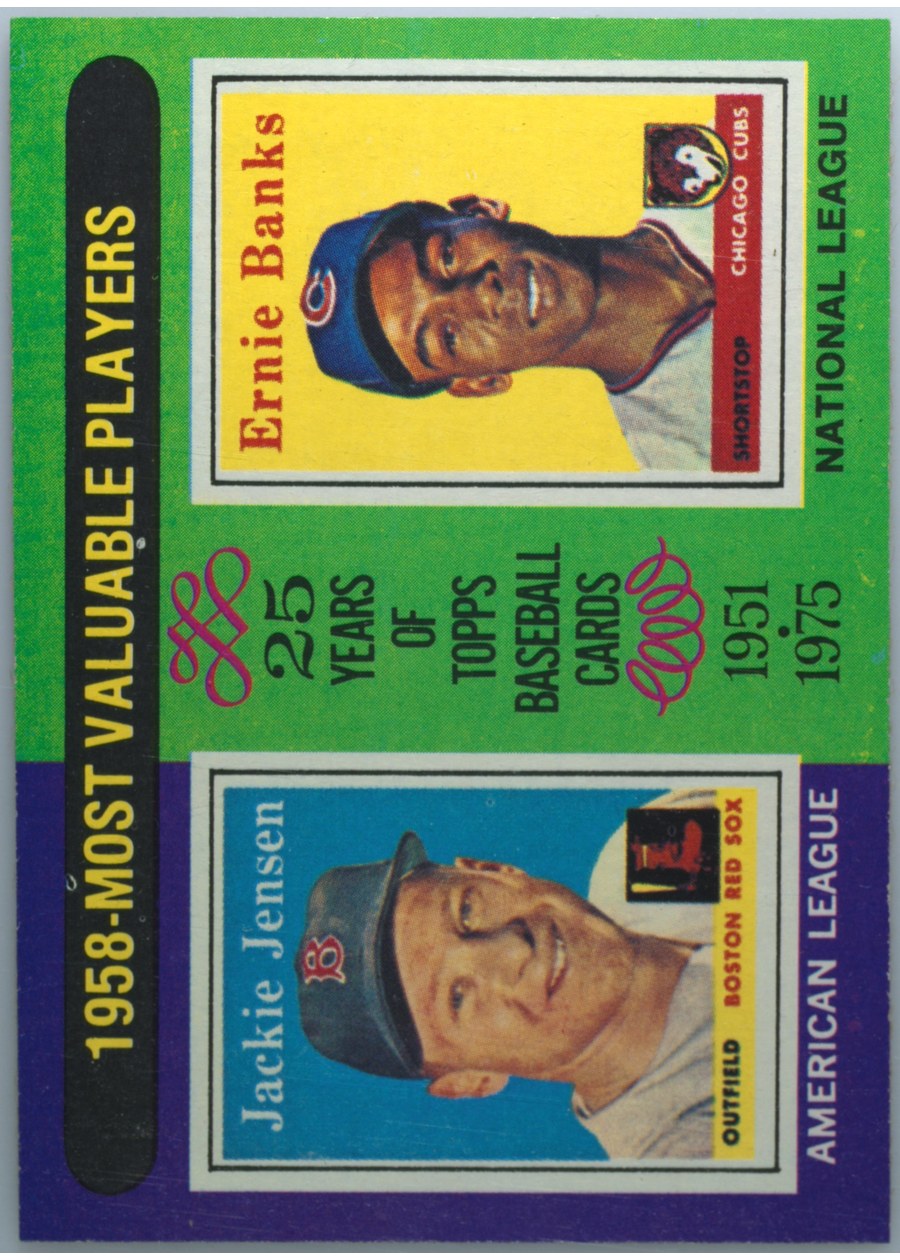 1975 Topps #196 1958 MVPs, Boston Red Sox