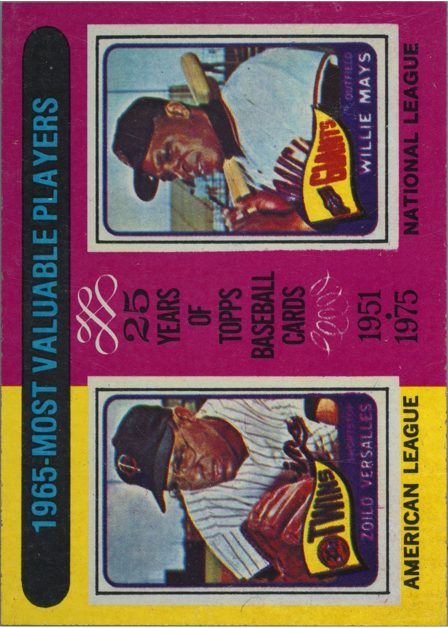 1975 Topps #203 1965 MVPs, Minnesota Twins