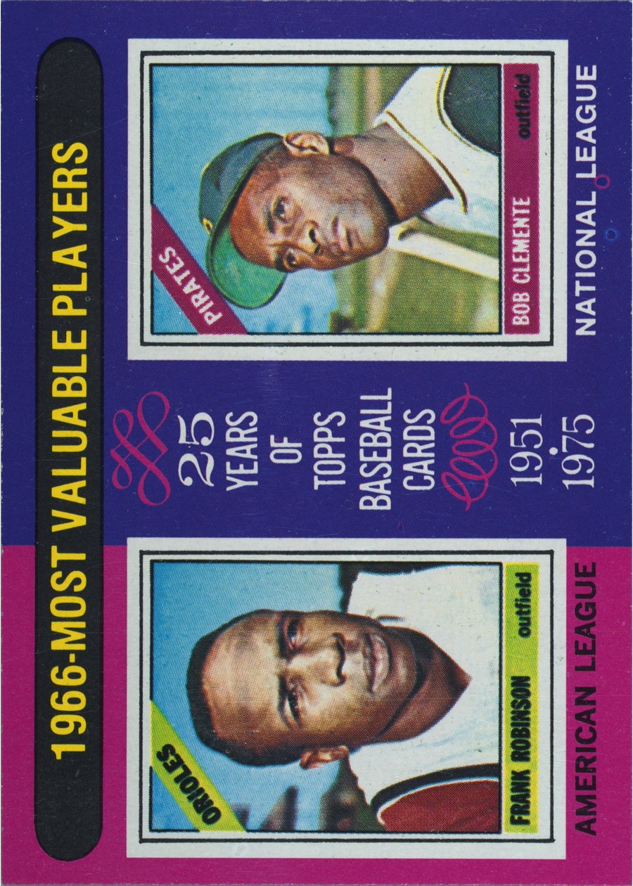 1975 Topps #204 1966 MVPs, Baltimore Orioles