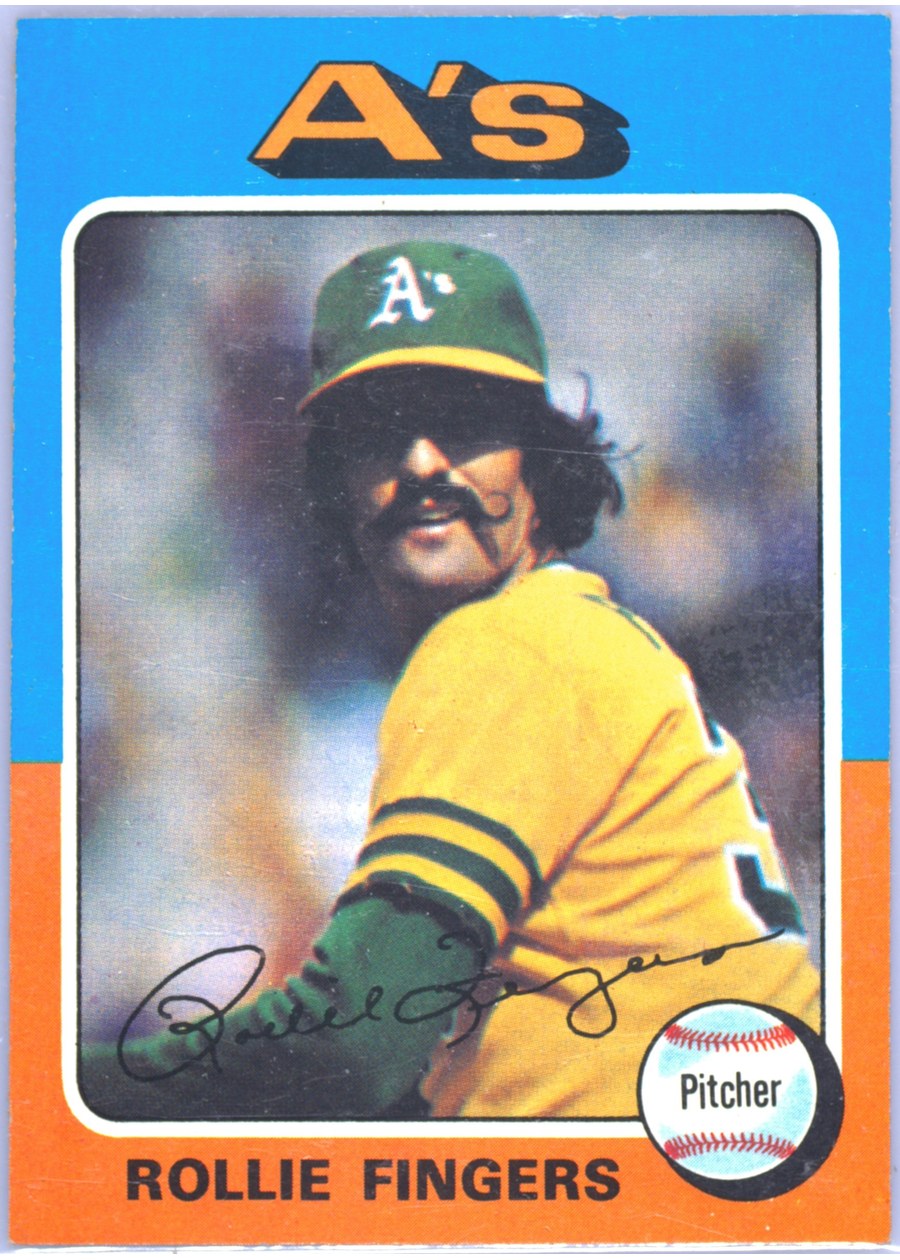 1975 Topps #21 Rollie Fingers, Oakland Athletics