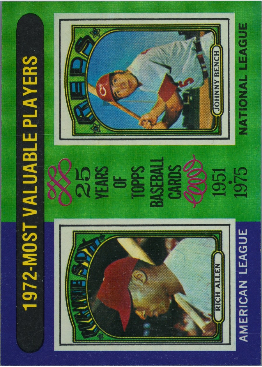 1975 Topps #210 1972 MVPs, Chicago White Sox