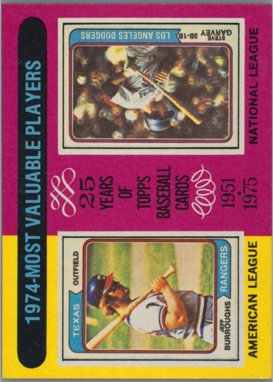 1975 Topps #212 1974 MVPs, Texas Rangers