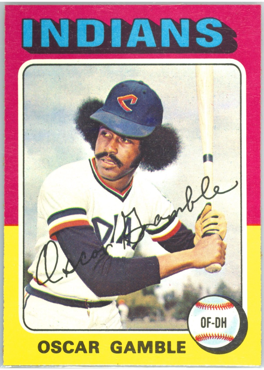 1975 Topps #213 Oscar Gamble, Cleveland Indians
